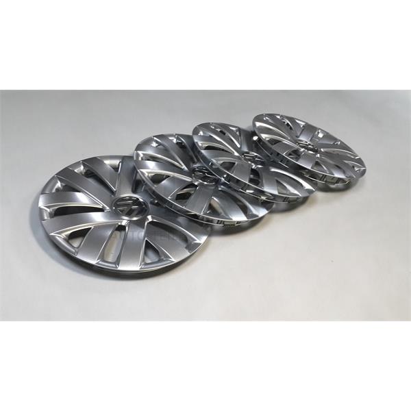 4 x VW Polo 6R 6C 2010-2016 Wheel Hub Cap Cover Plastic 15 Inch